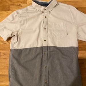 Mens Vans Button Down Short Sleeve Shirt